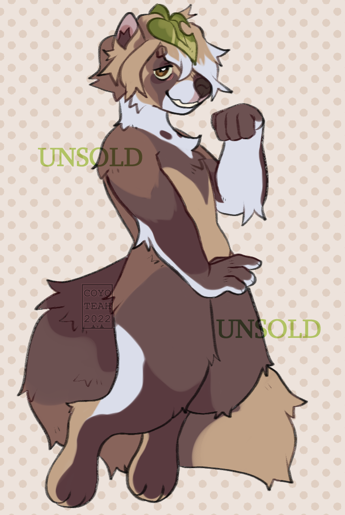 Ginkgo Adopt (+Extra) | Adoptable Character | Anthro | Furry | Tanuki | Cartoon Style | Animal | Digital Art | high quality Instant Download