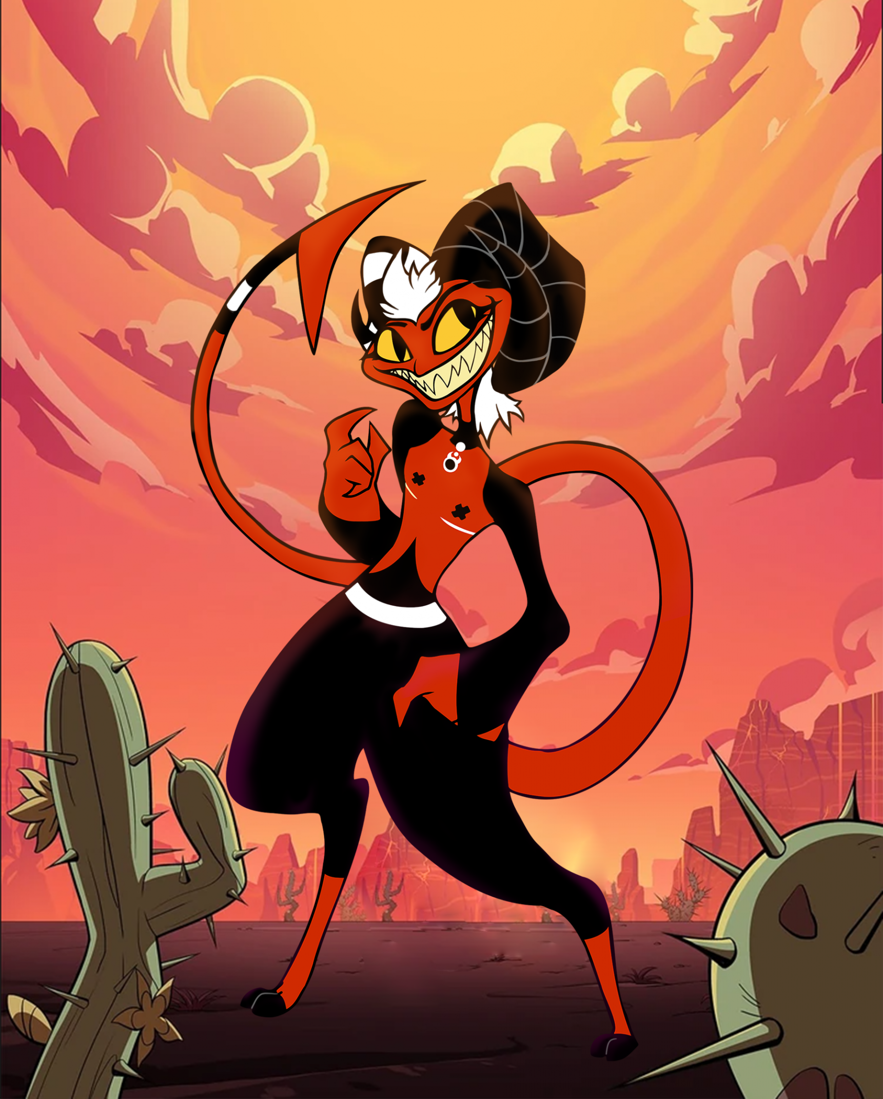 Intersex Imp - VivziePop Style! by coyotepretty -- Fur Affinity [dot] net