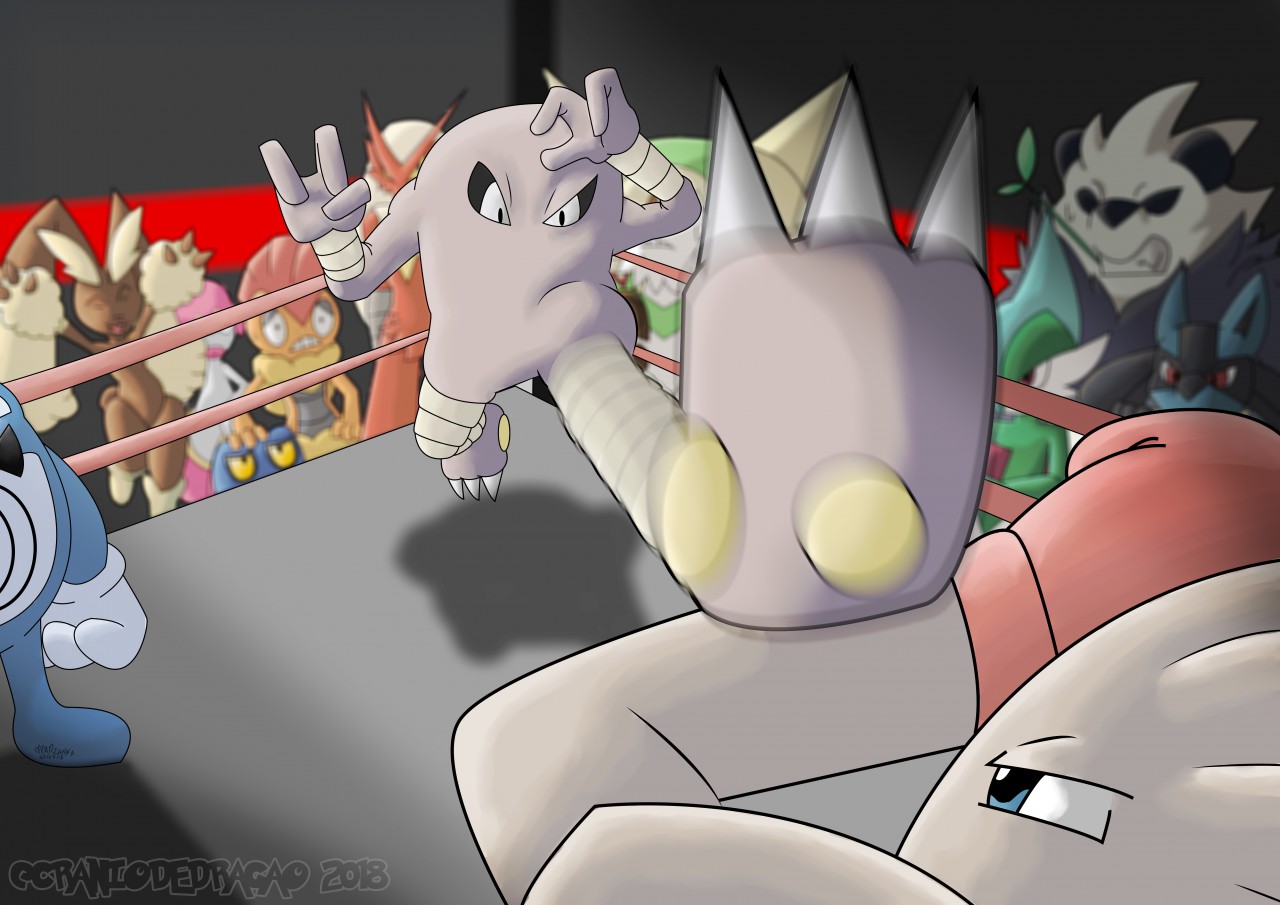 Hitmonchan and hitmonlee by Blunkys on DeviantArt