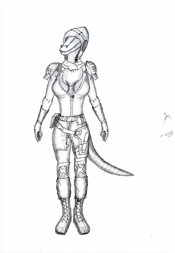Lizard - Sniper Armor (From Game WarFace. 2015 By CRAntonV -- Fur.
