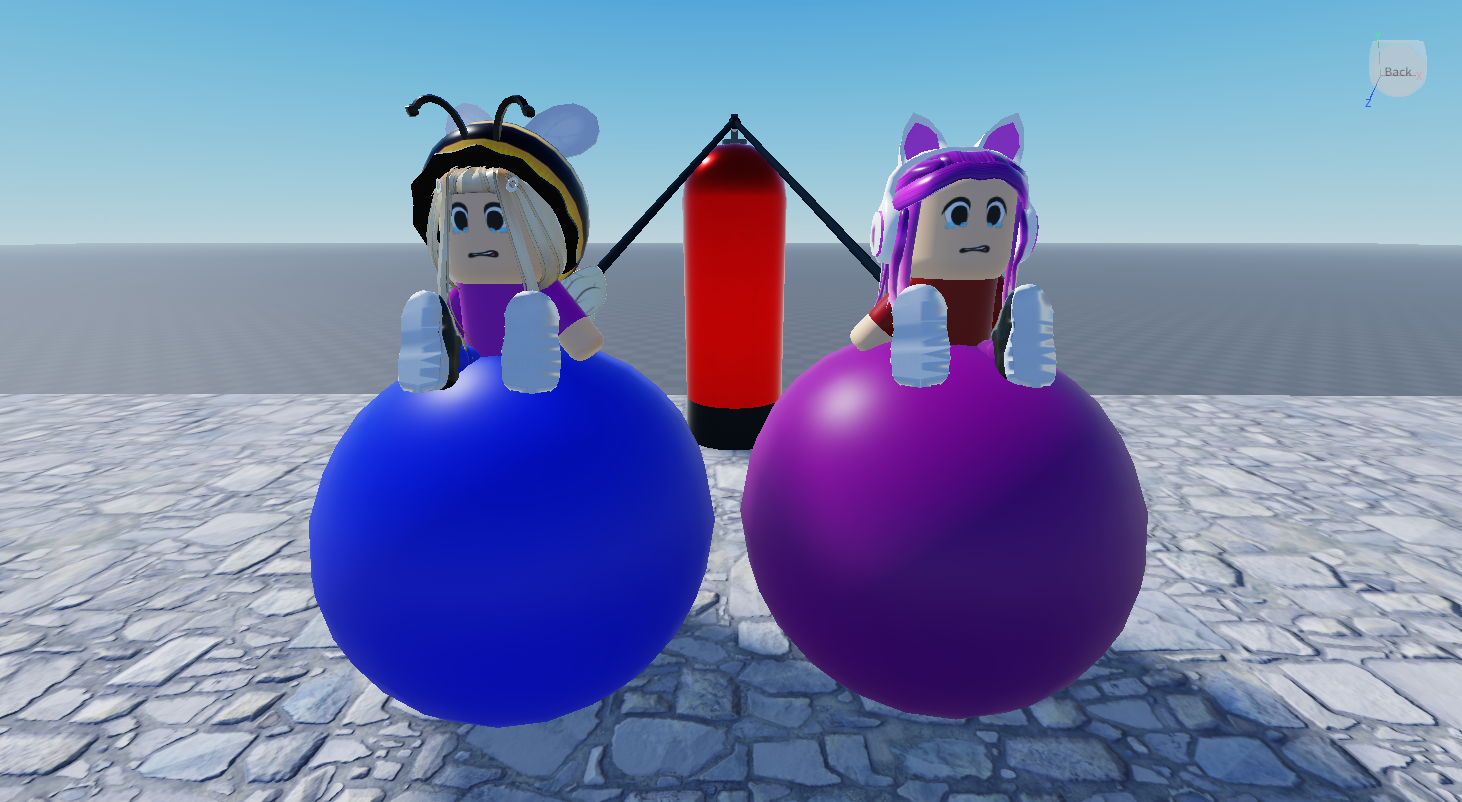 My roblox avatar blueberry inflation 