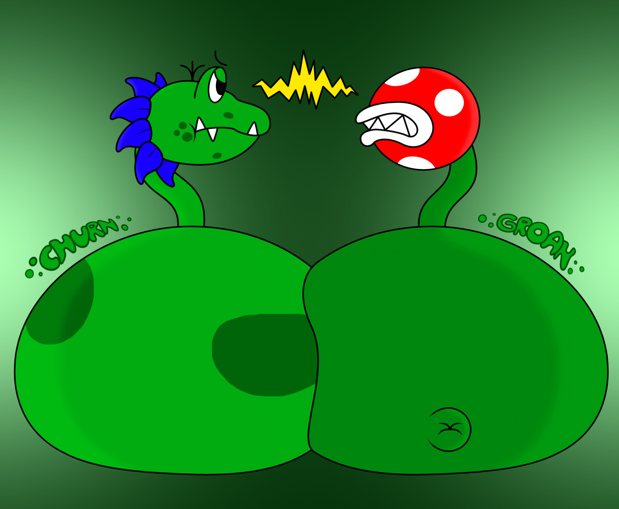 Green M&M gets chocolate pumped by Popperexpand -- Fur Affinity [dot] net
