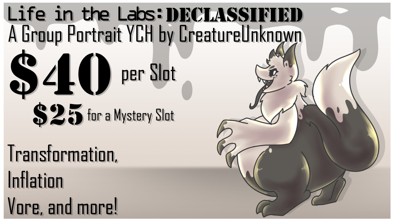 Closed Life In The Labs Declassified A Group Ych By Creature Unknown Fur Affinity Dot Net - roblox vore group