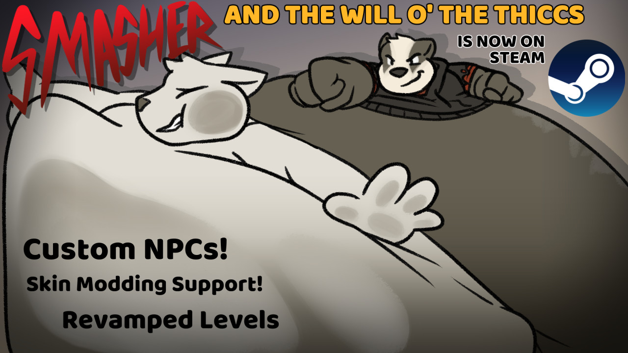 GAME] Smasher and the Will o the Thiccs is ON STEAM by Creature_Unknown --  Fur Affinity [dot] net