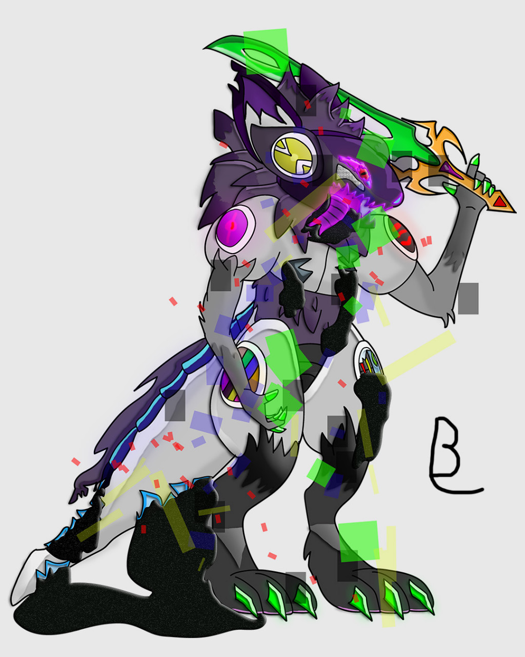 Glitch the Protogen