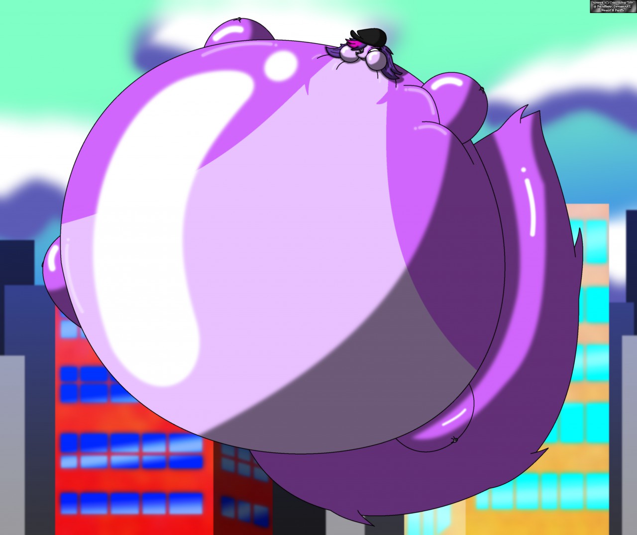 Overly Inflated Zoe Trent! by CrimsonStar7359 -- Fur Affinity [dot] net