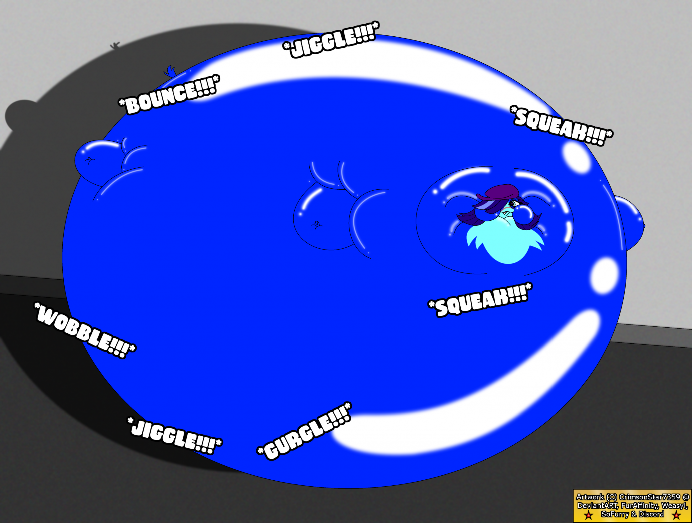 Zoe Trent got Blueberried! by CrimsonStar7359 -- Fur Affinity [dot] net