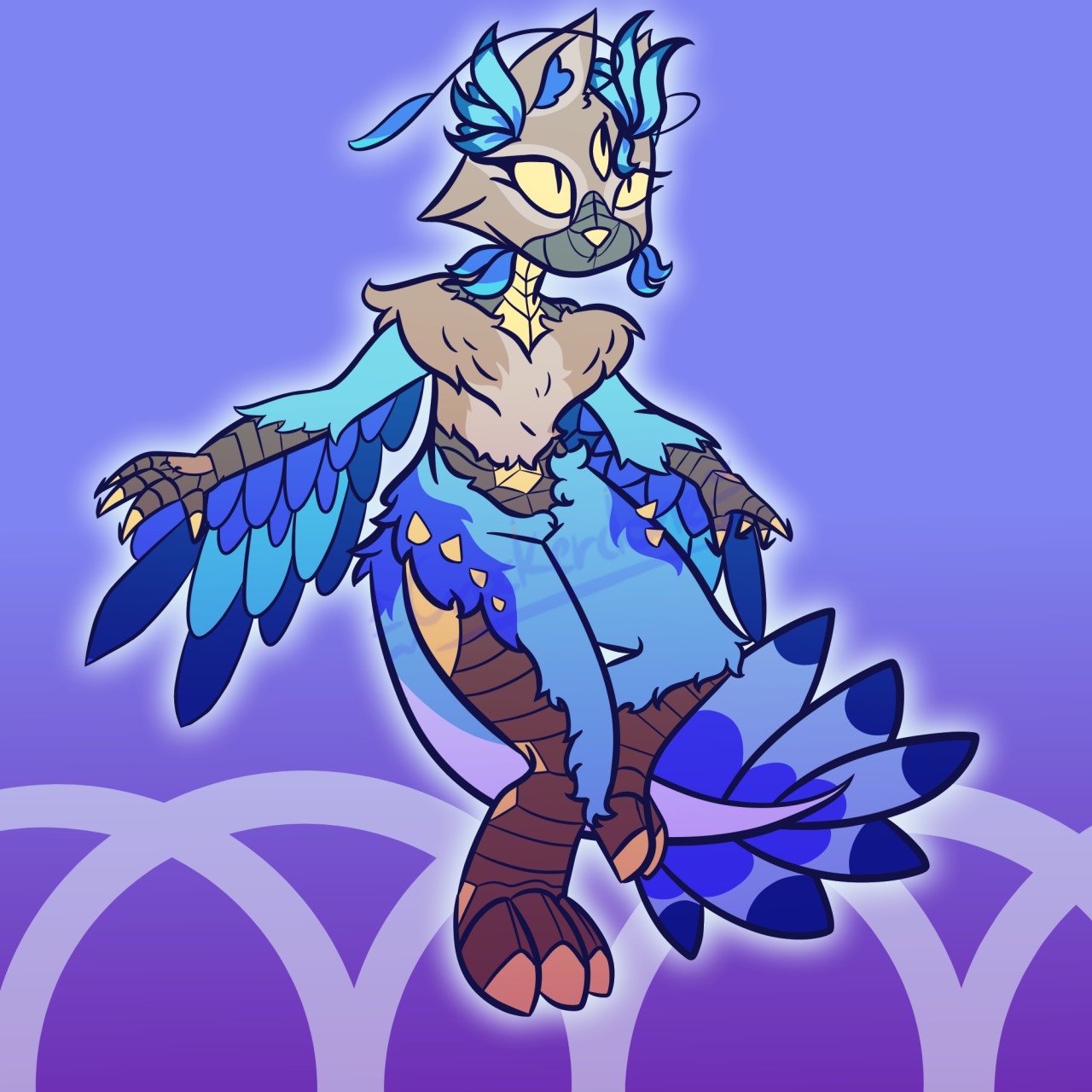 A fancy parakat by Crockerclone -- Fur Affinity [dot] net