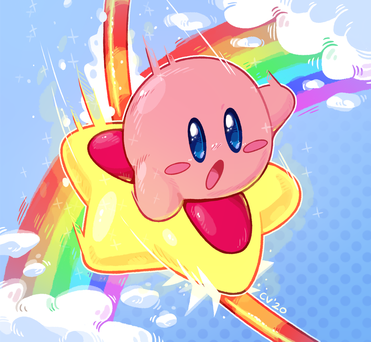 Kirby - Fanart 16 by CrownedVictory -- Fur Affinity [dot] net