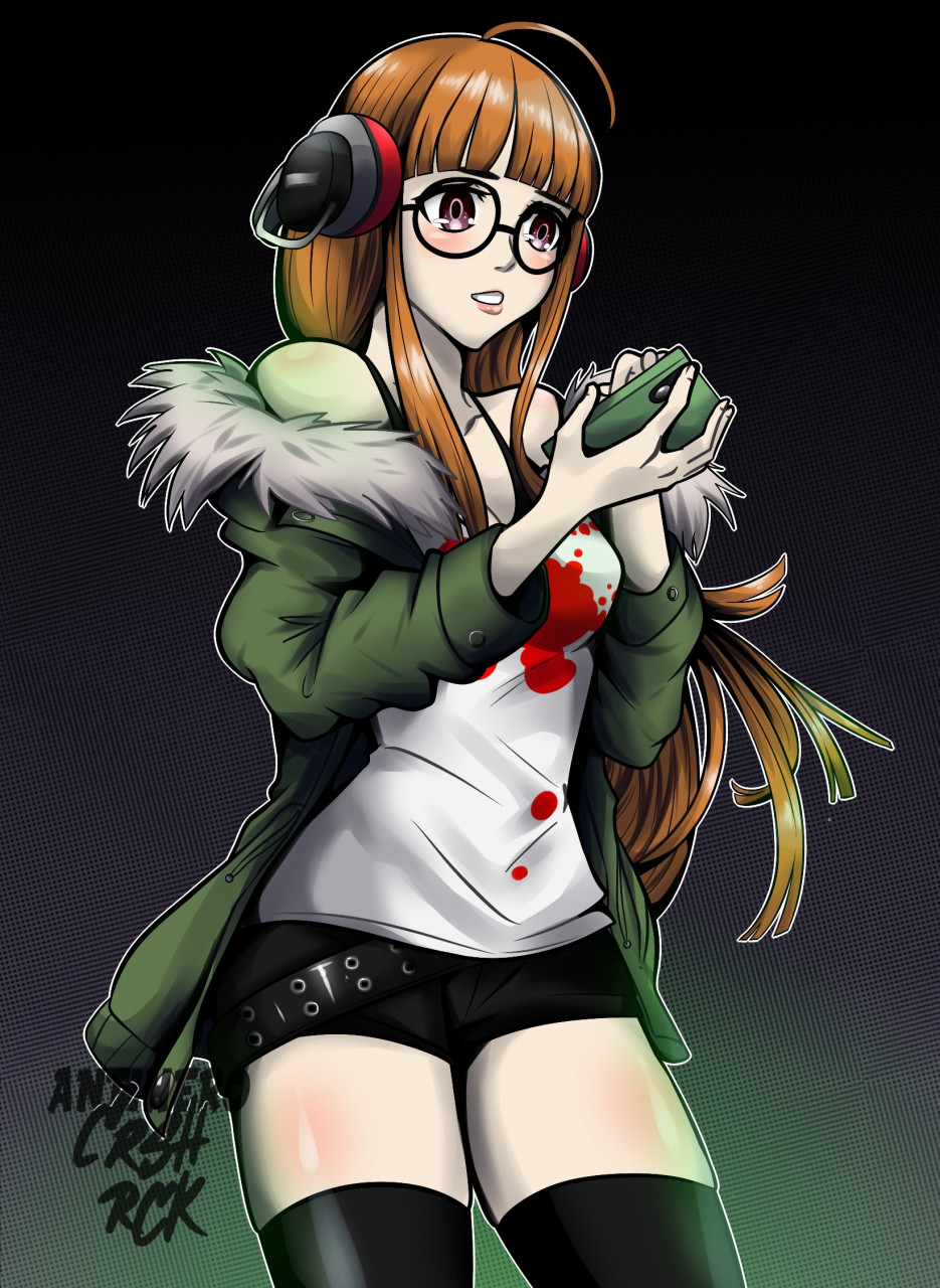 Futaba Sakura from Persona 5 by crshrckart -- Fur Affinity [dot] net