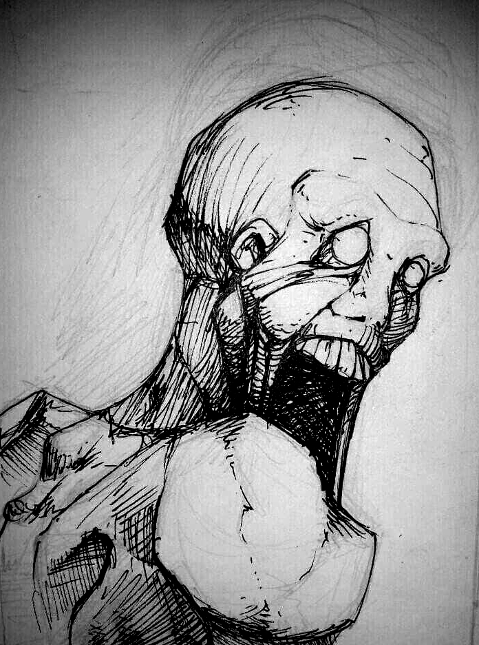 SCP-096 Drawing, SCP-096