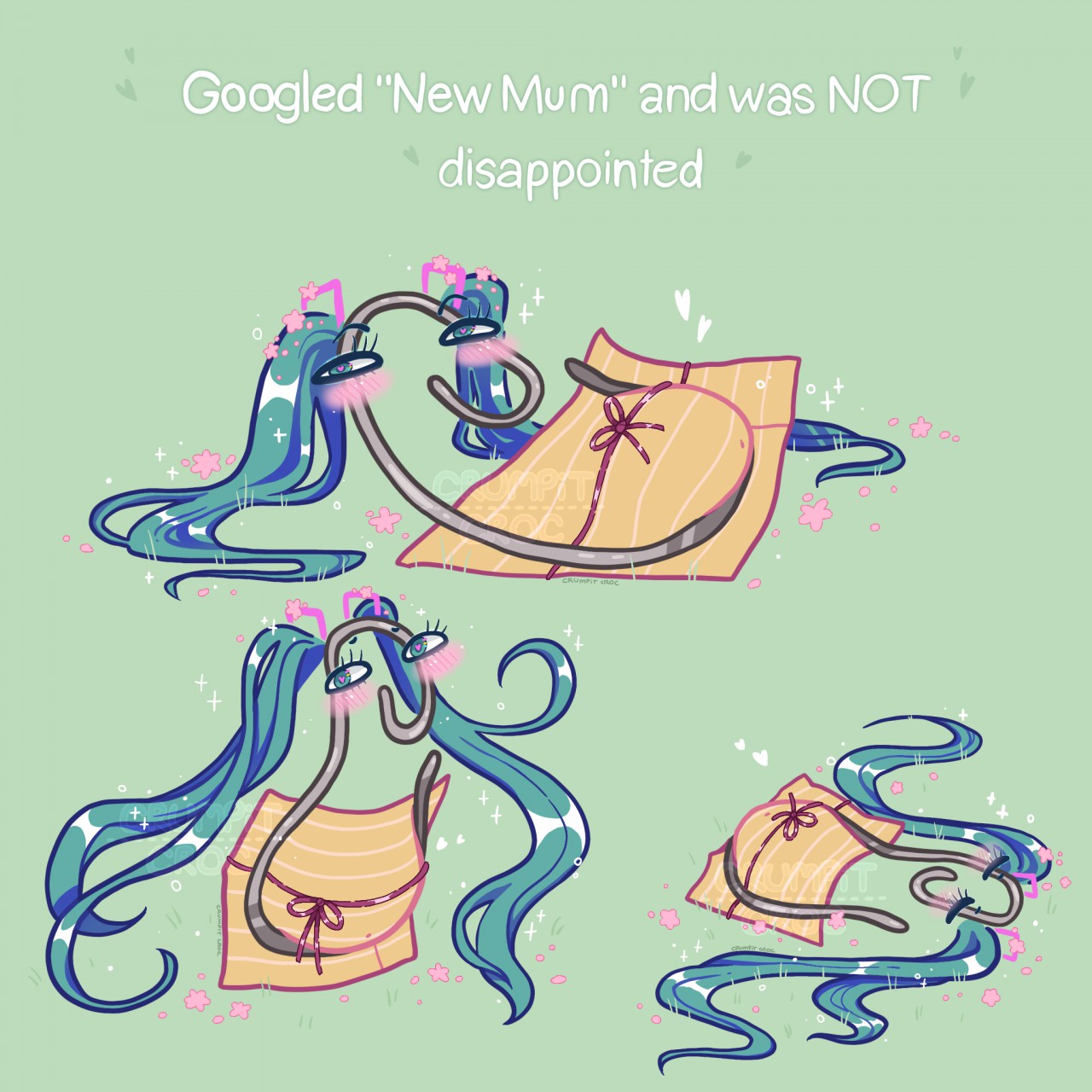Pregnant Miku Clippy - DTIYS entry by CRUMPiT-CROC -- Fur Affinity [dot] net