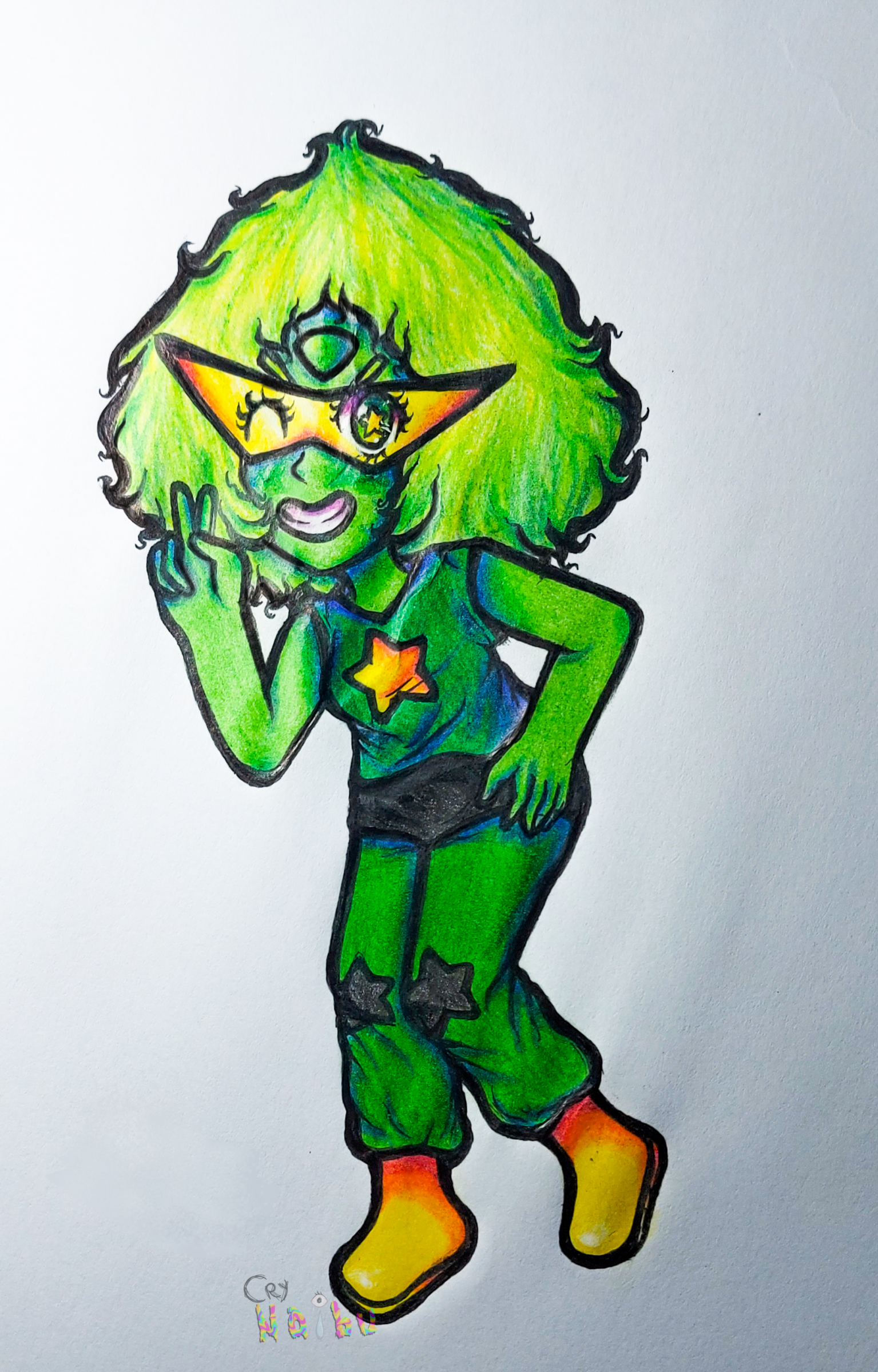 Peridot Fanart by Crynaibu -- Fur Affinity [dot] net