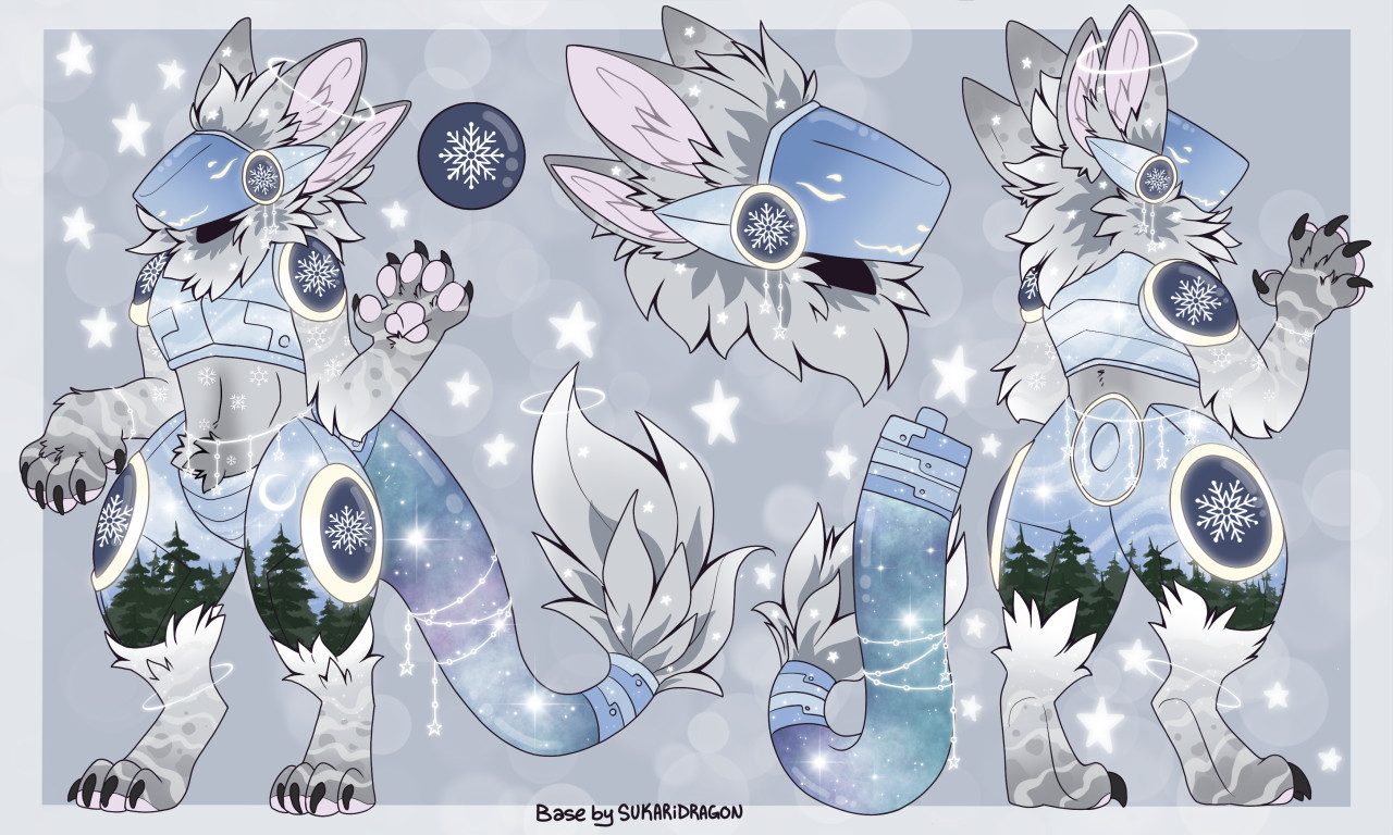 Protogen Adopt: Fae - Set Price (Closed) by CryptidCatCreations on