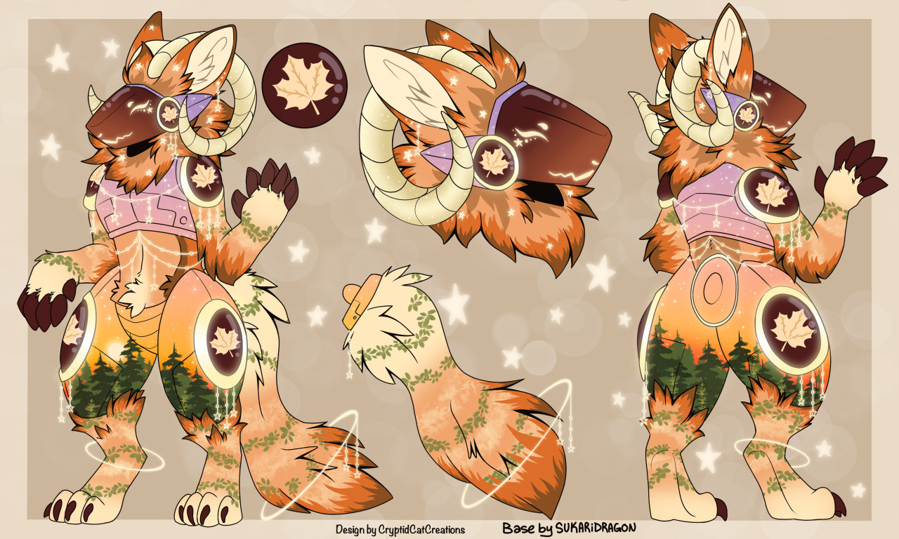 Protogen Adopt: Fae - Set Price (Closed) by CryptidCatCreations on