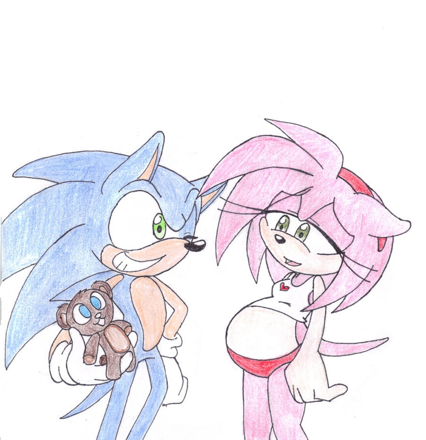 Sonamy: Pregnant Amy Rose. 