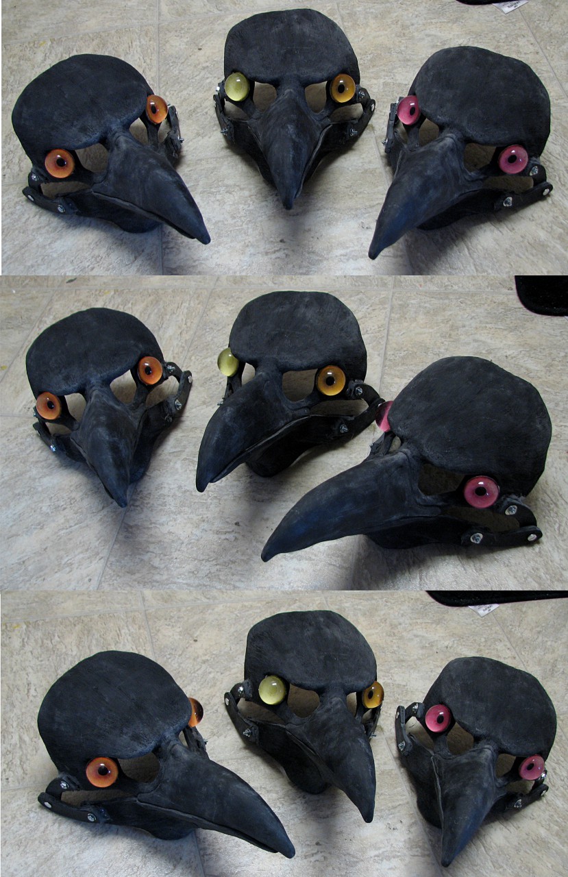 how to make a raven mask