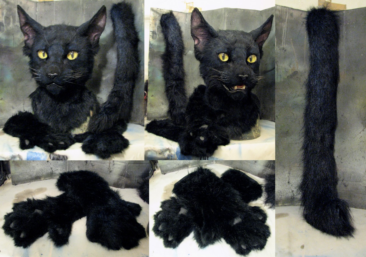 Black cat 2016 partial for sale! by crystumes -- Fur Affinity [dot] net