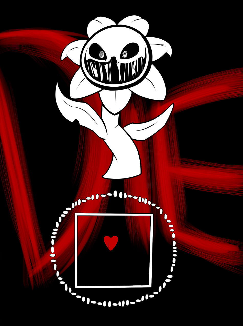 Undertale FanArt - Flowey and OC by Undertale-Fans -- Fur Affinity [dot] net