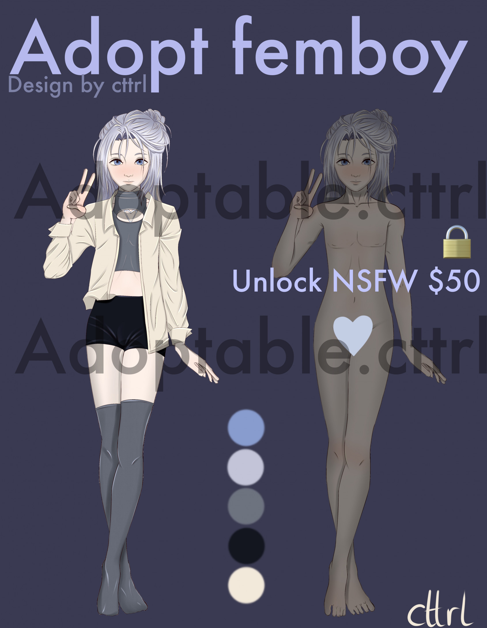 ADOPT FEMBOY by cttrl -- Fur Affinity [dot] net