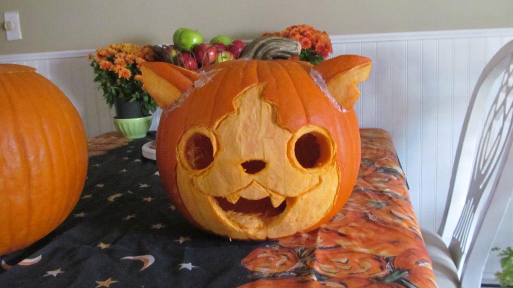 nyan cat pumpkin stencil