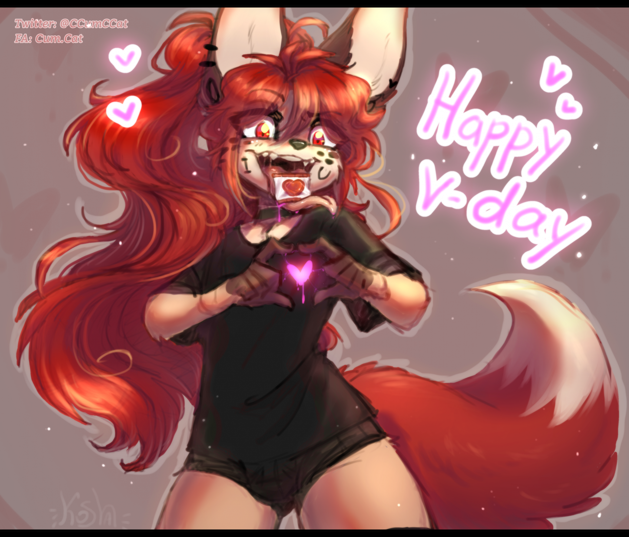 Your Valentine~ by Cum.Cat -- Fur Affinity [dot] net