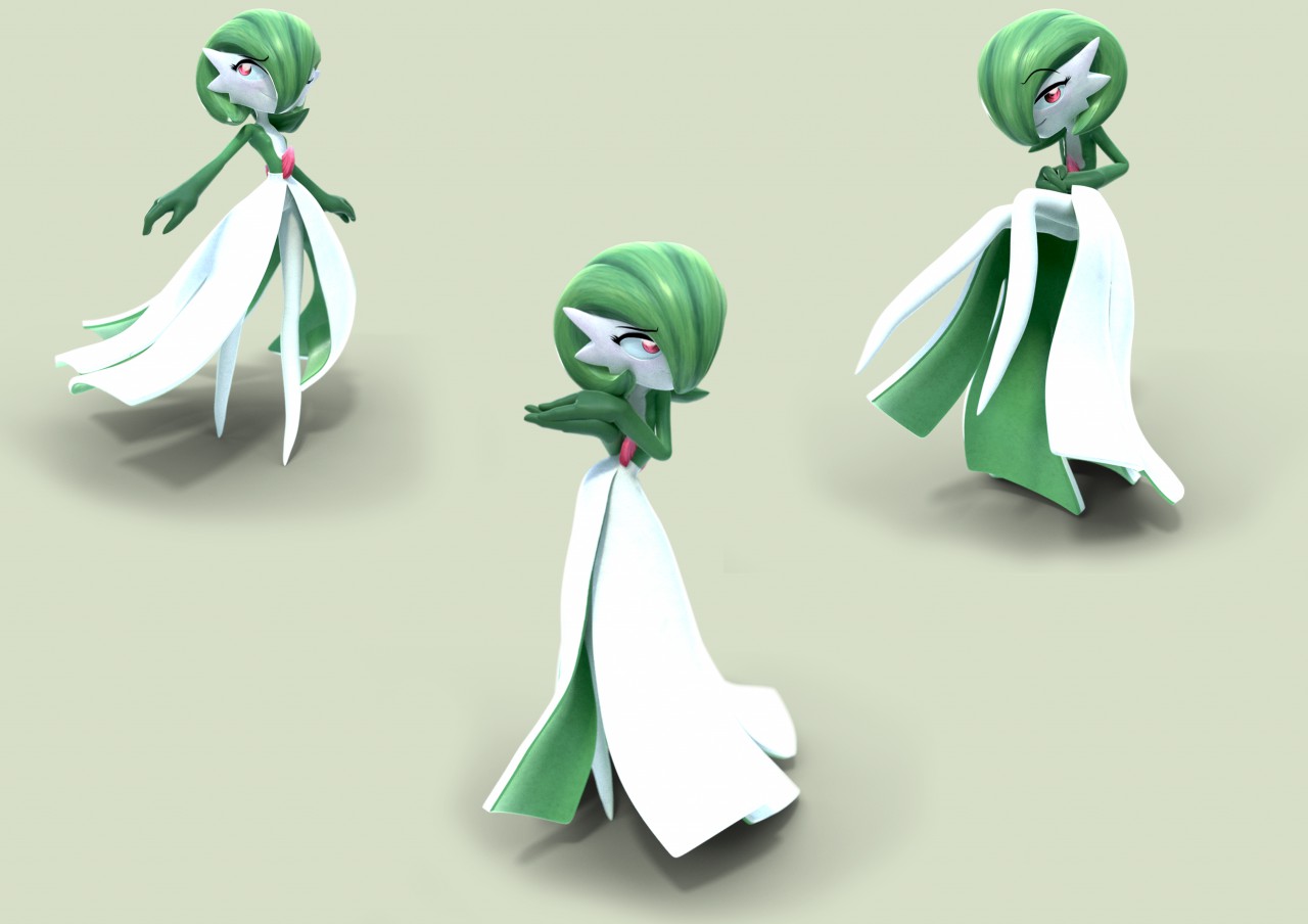 Pokemon Gardevoir 3D model 3D printable