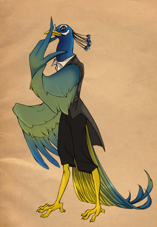 Dapper Peacock by cursed-sight -- Fur Affinity [dot] net