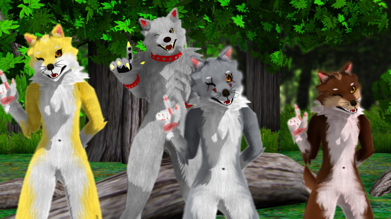 Mmd Wolves Kids Dance Party Kotobatoraborato Model Dow By Cwwdsleight Fur Affinity Dot Net