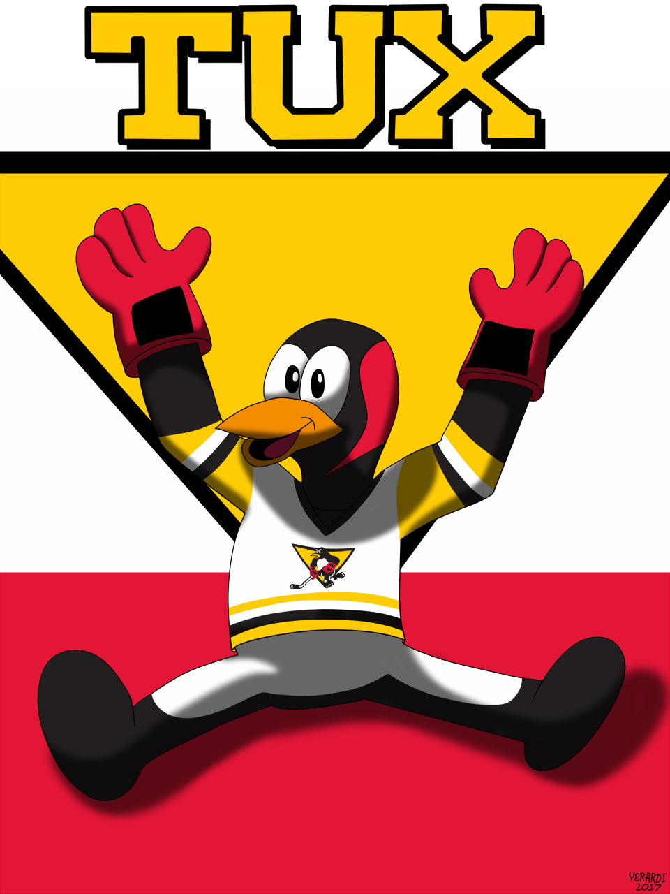 Intermission bonding w Tux <3 #wbspenguins #tux #mascot #ahl #trend #t