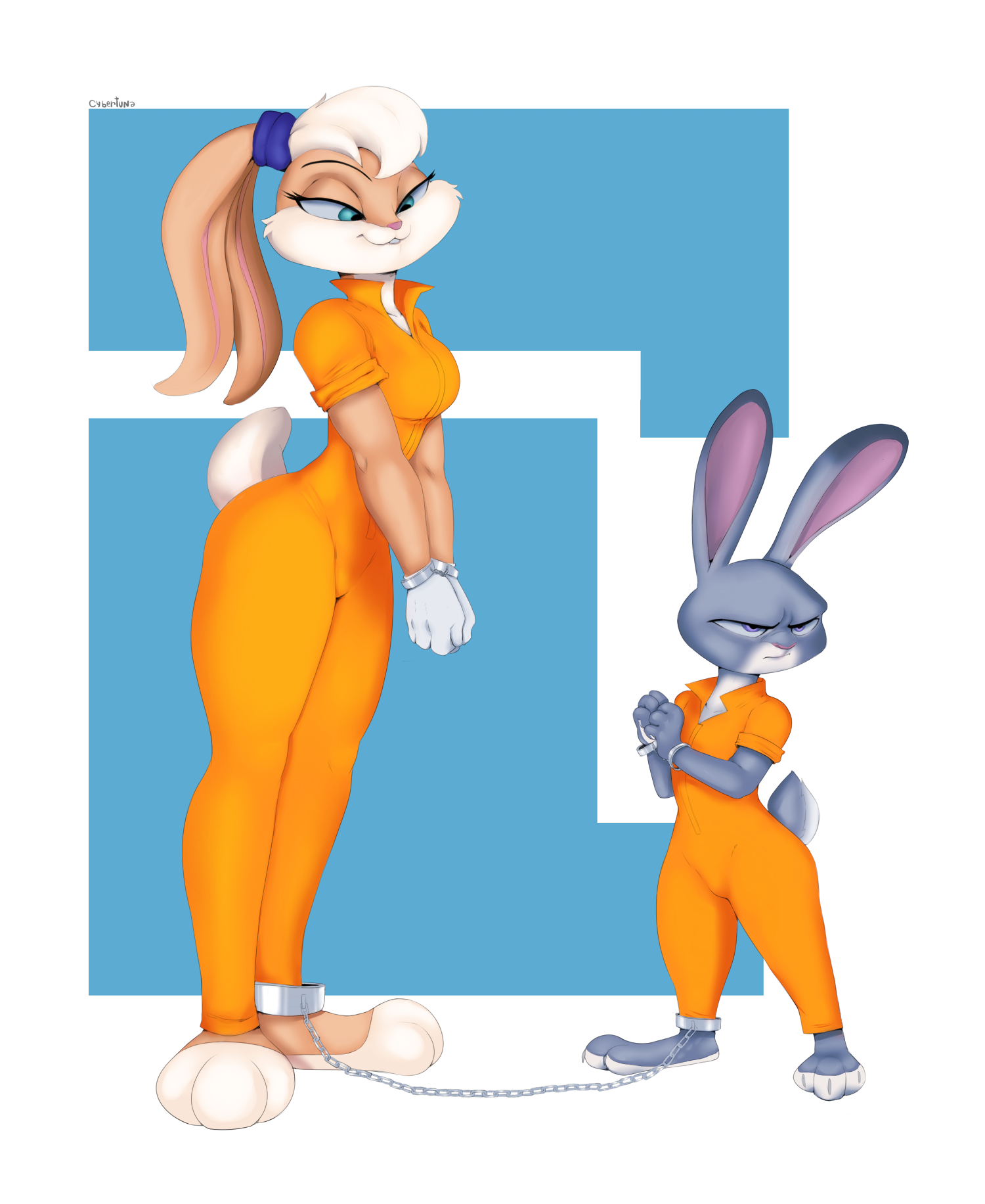 Commission] Lola and Judy by Cybertuna -- Fur Affinity [dot] net