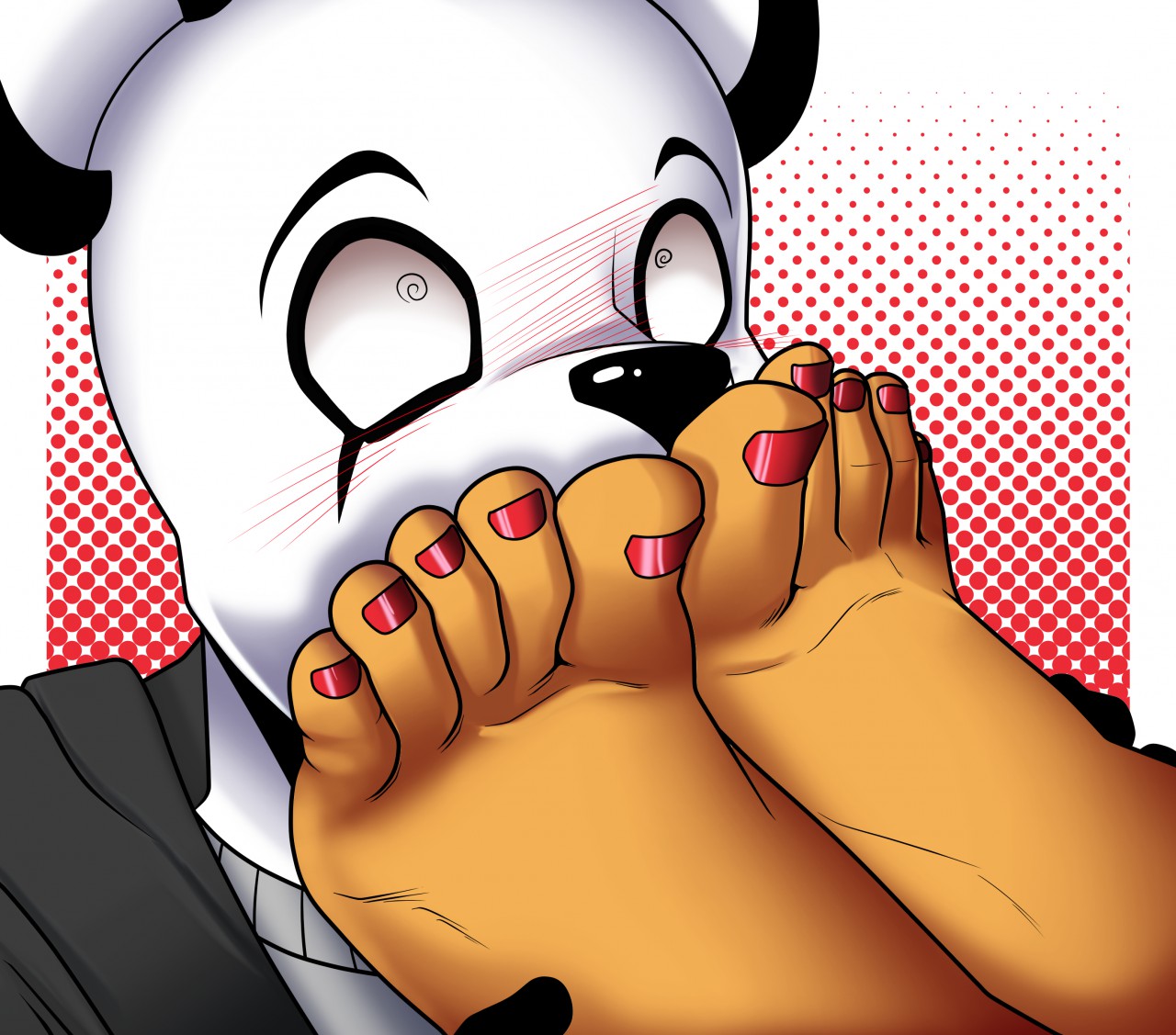 Foot Sniff - Jacob by Cyborg-Steve -- Fur Affinity [dot] net