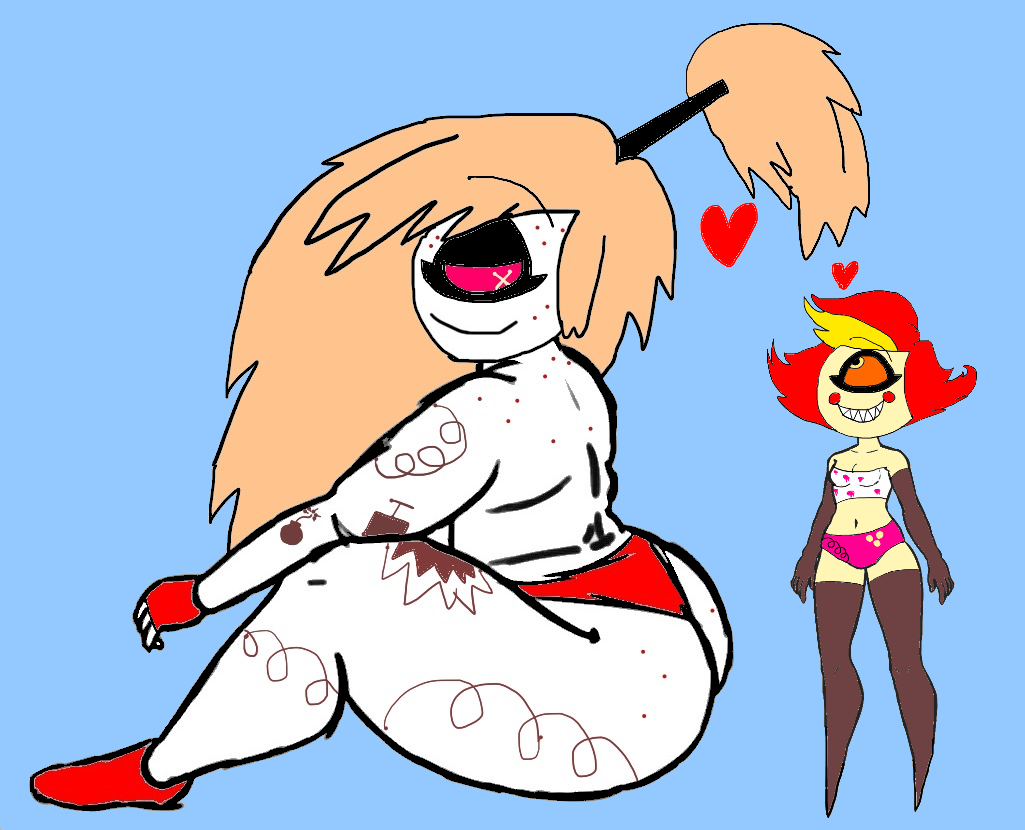 Bikinied Cherri and Niffty by CyclopsDemonNewAccount -- Fur Affinity [dot]  net