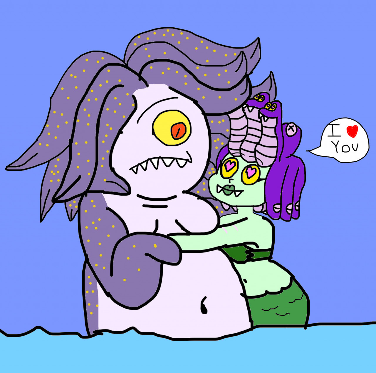 Cala Maria x Tentalus by CyclopsDemonNewAccount -- Fur Affinity [dot] net