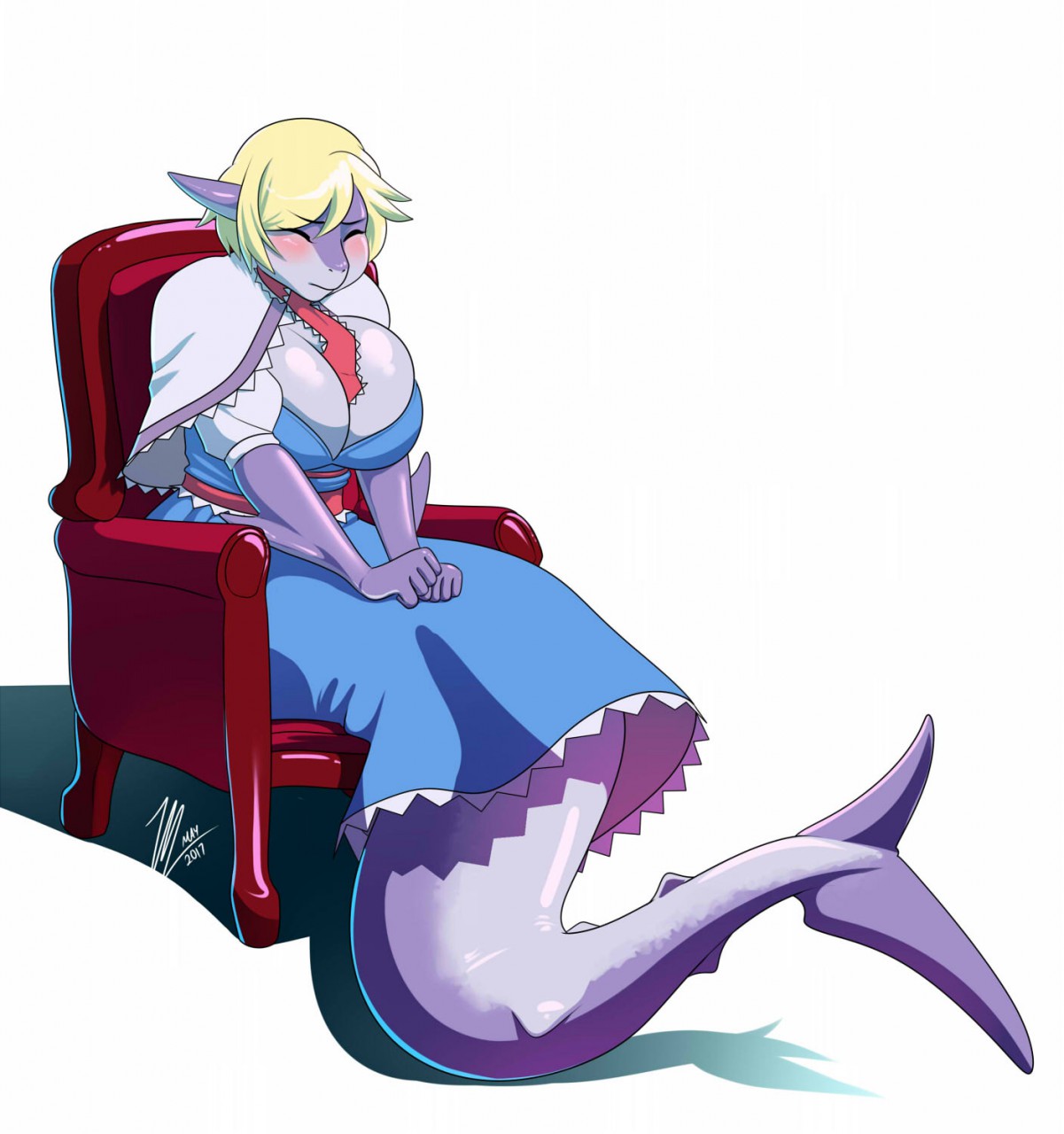 Bonus Round! Touhou Sharky Alice (Yowza Commission) by Cyrus_Physhor -- Fur  Affinity [dot] net