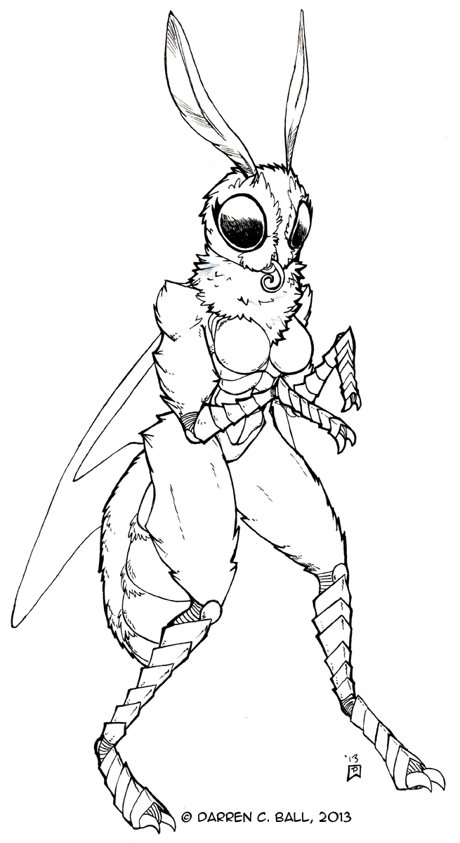 Monster Girl 18 Mothwoman by D6016 -- Fur Affinity [dot] net