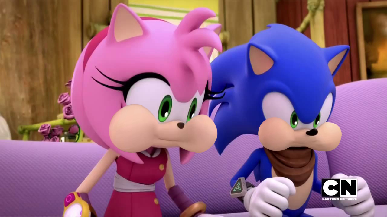 sonic and amy sonic boom