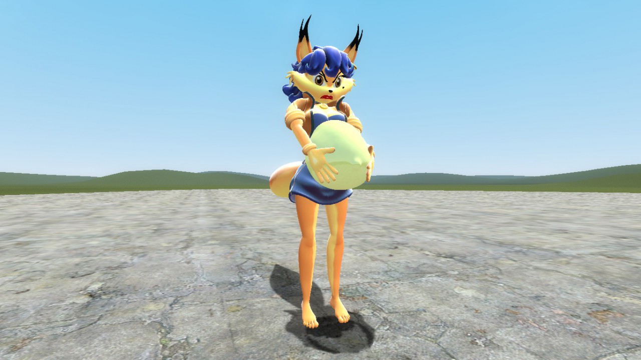 Carmelita Fox Tail Water Inflation 4 by dachshunddestroyer -- Fur Affinity  [dot] net