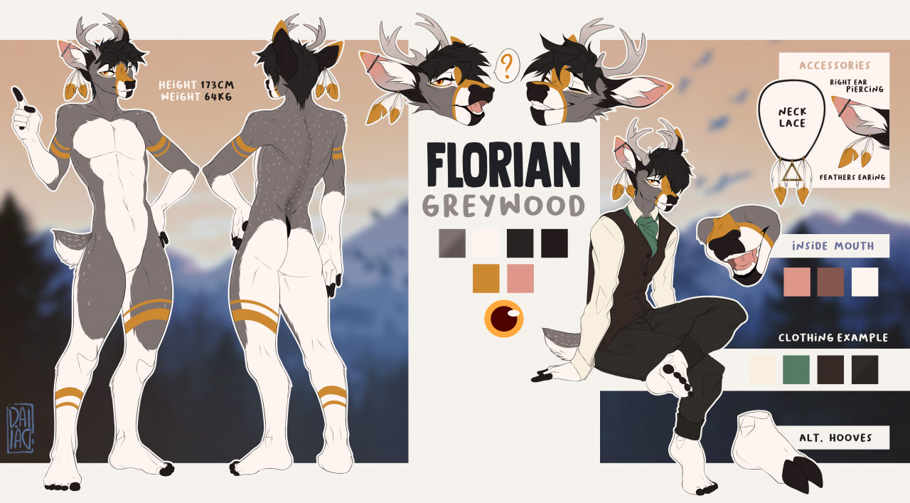 Florian Greywood Reference Sheet by dai.dai -- Fur Affinity [dot] net