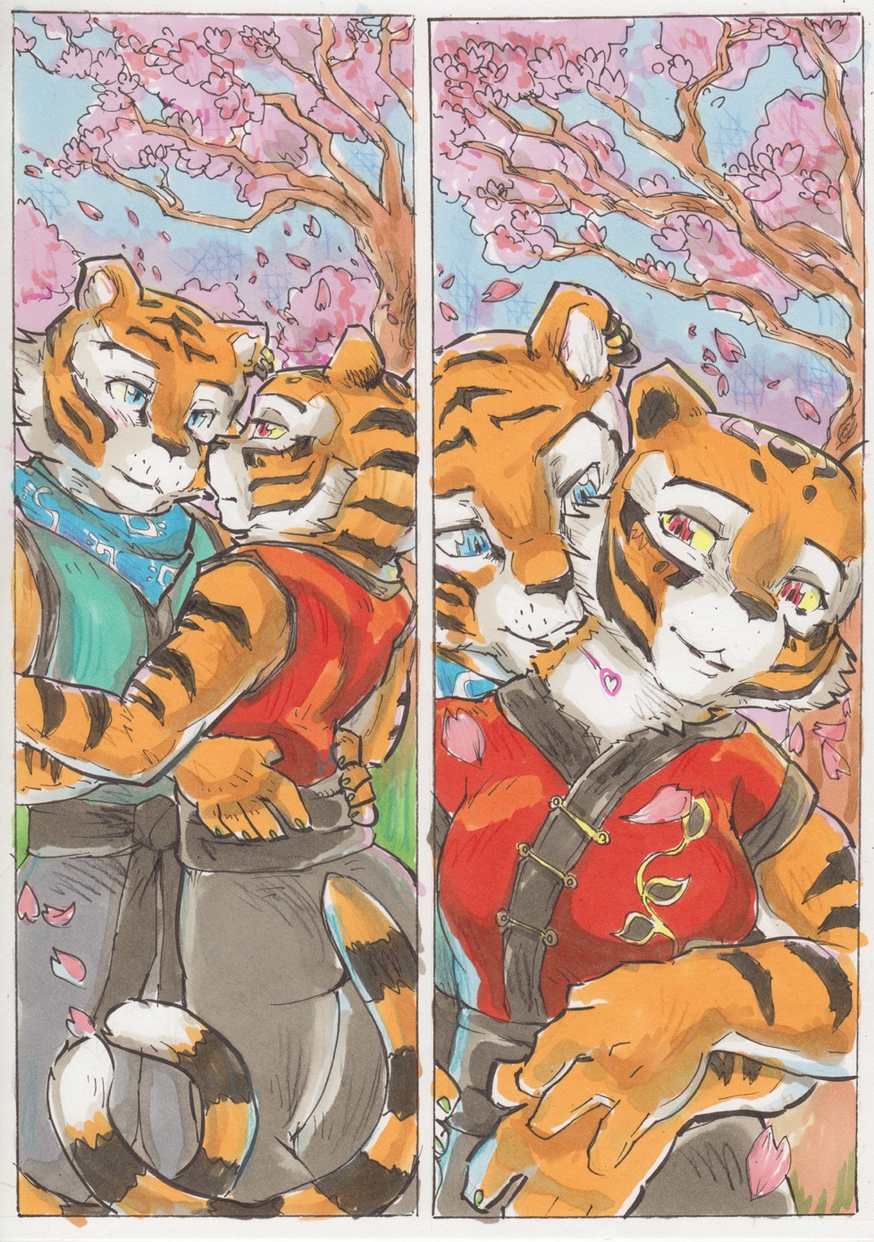 Tiger and Tigress 3. Click to change the View. 