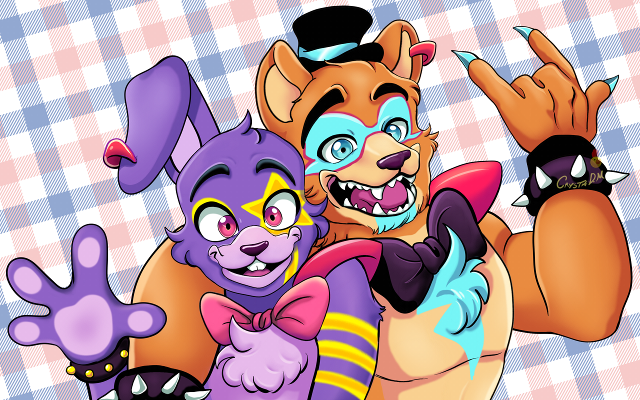 Freddy and bonnie by Daimu -- Fur Affinity [dot] net