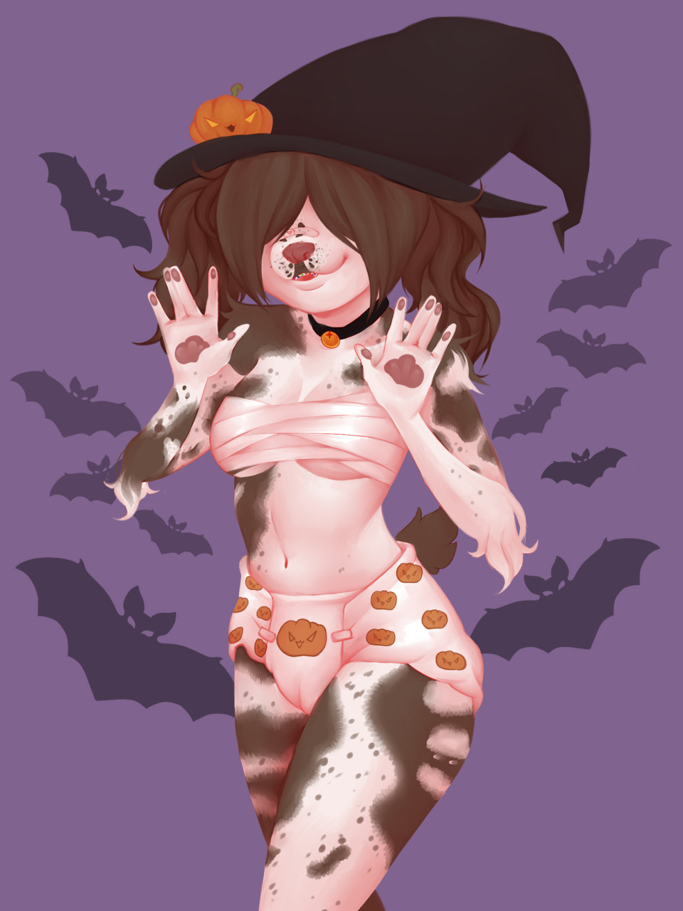 🎃 HALLOWEEN YCH 🎃 [witch in diapers] by Dairycow -- Fur Affinity [dot] net