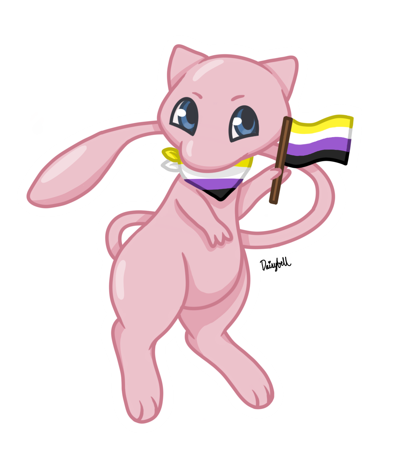 Check out this transparent Pokémon Mew PNG image