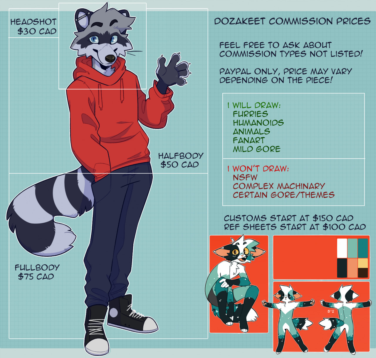 Commission prices by Daisyvayle -- Fur Affinity [dot] net