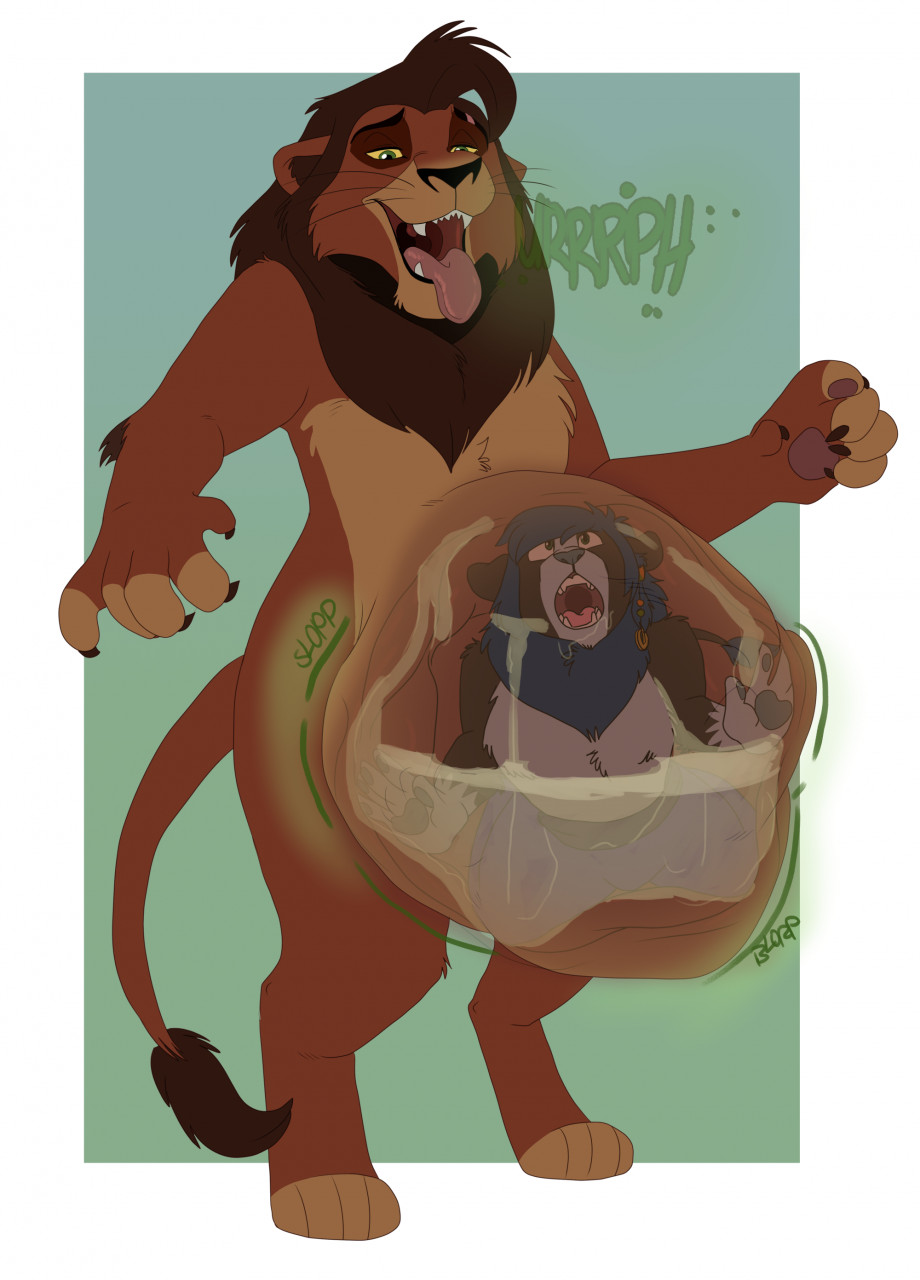 Kovu's Capture - Art by ChubbyJam