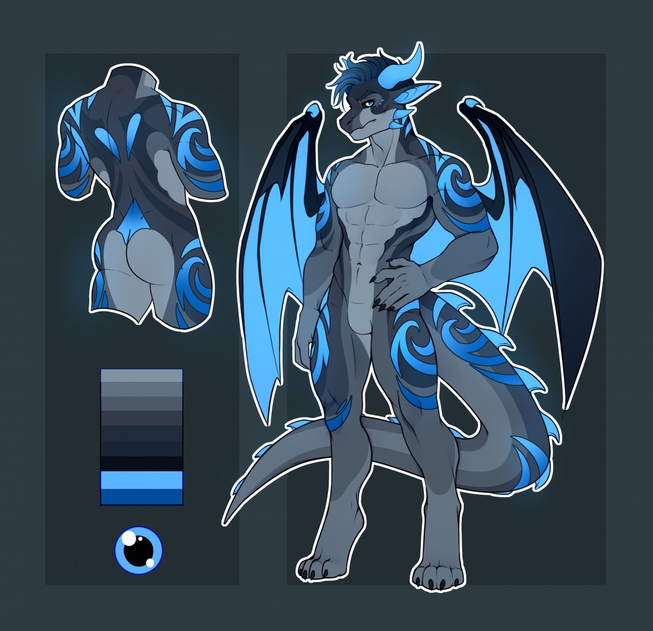 Male Dragon SFW by DakotaTheOOCWhiteTiger -- Fur Affinity [dot] net