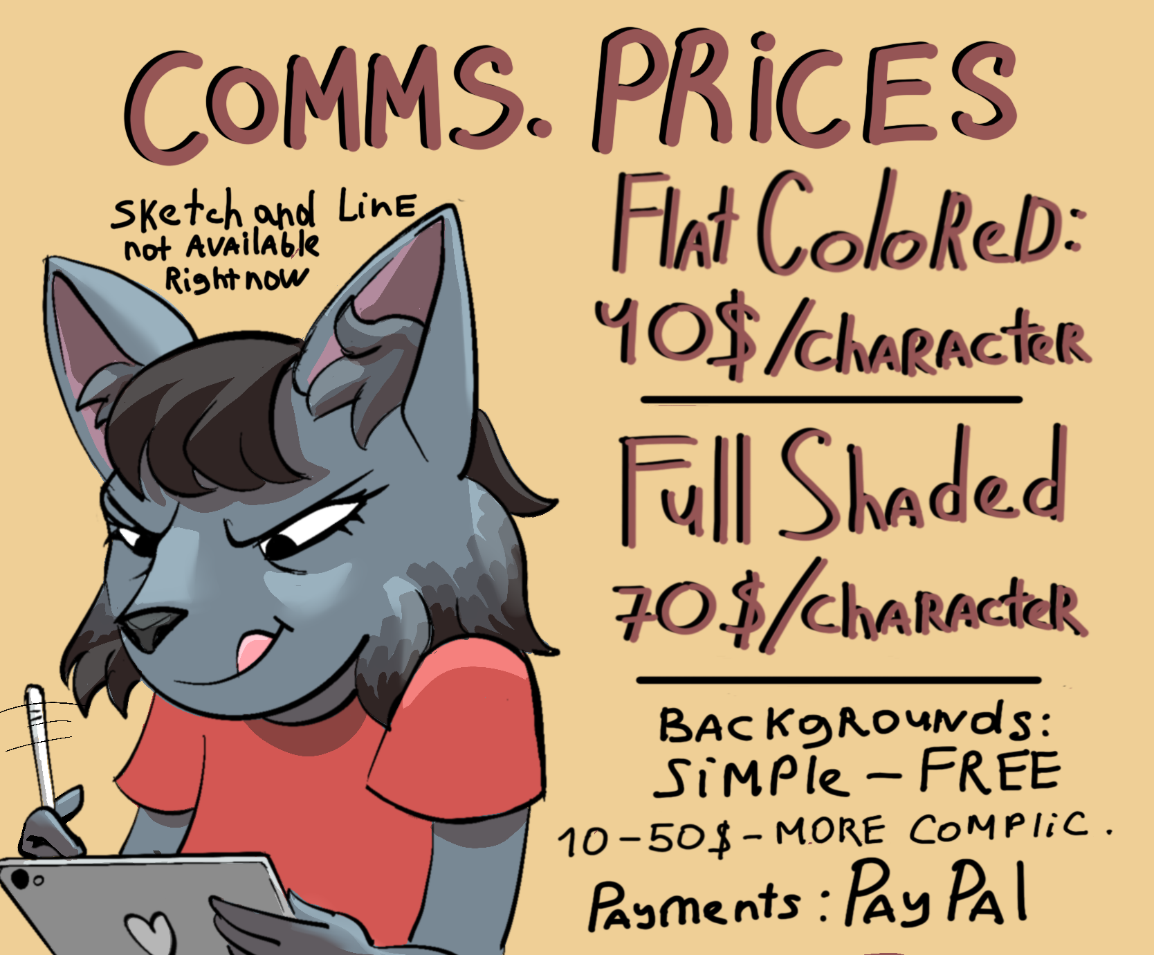 Сomms prices!