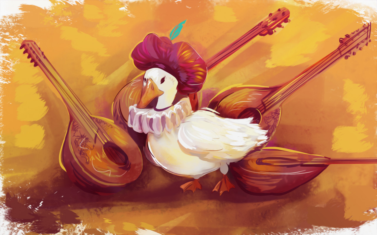 Mandolin Duck By DanDude -- Fur Affinity [Dot] Net