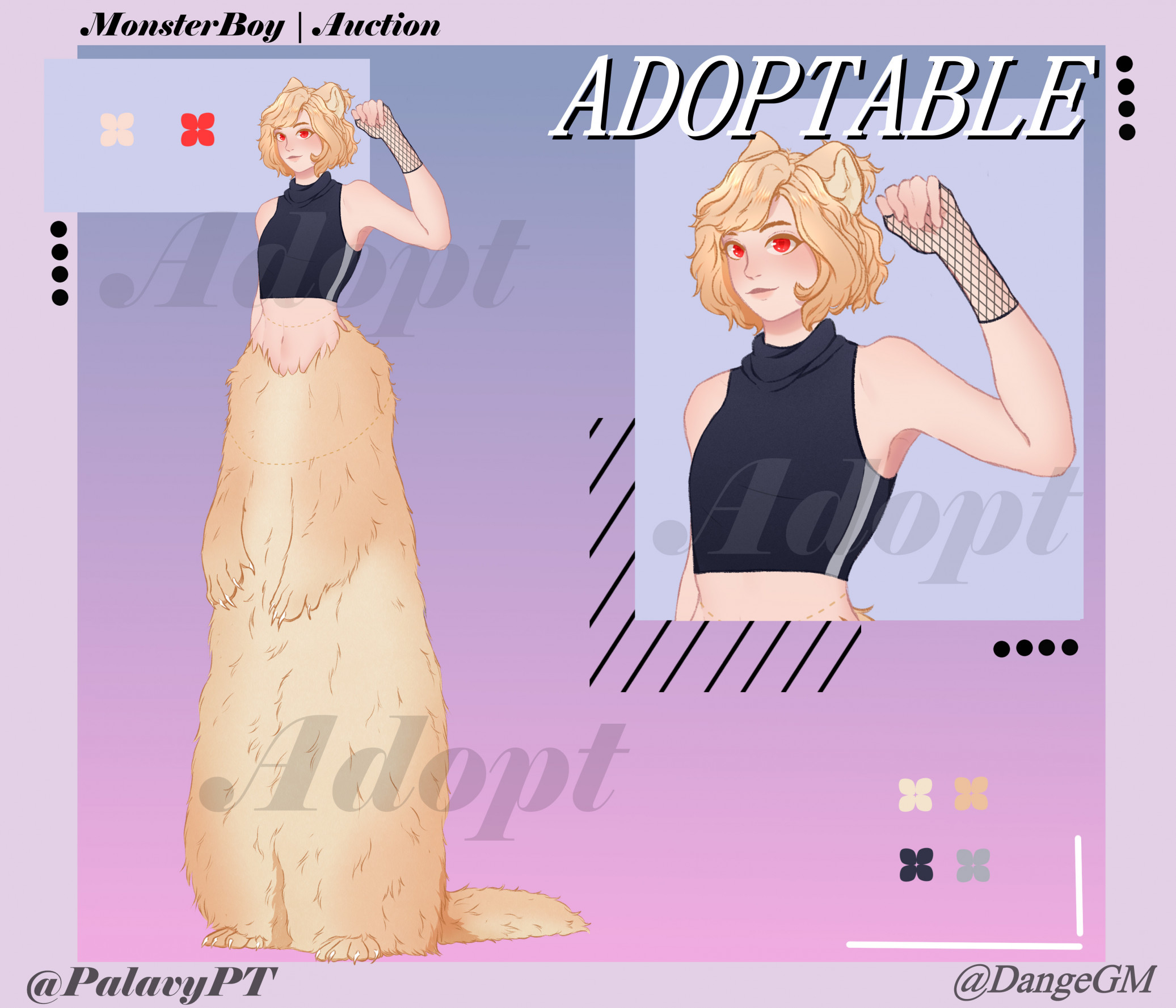 |ADOPT #10| MonsterBoy Taur Ferret|CLOSED AUCTION| by DangeMG -- Fur ...