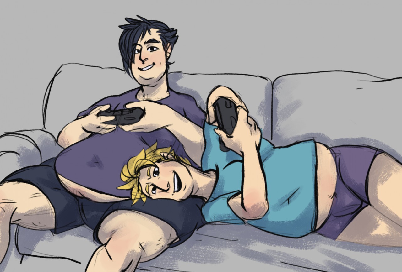 Seb and Sam: Comfy by danger-zone66 -- Fur Affinity [dot] net